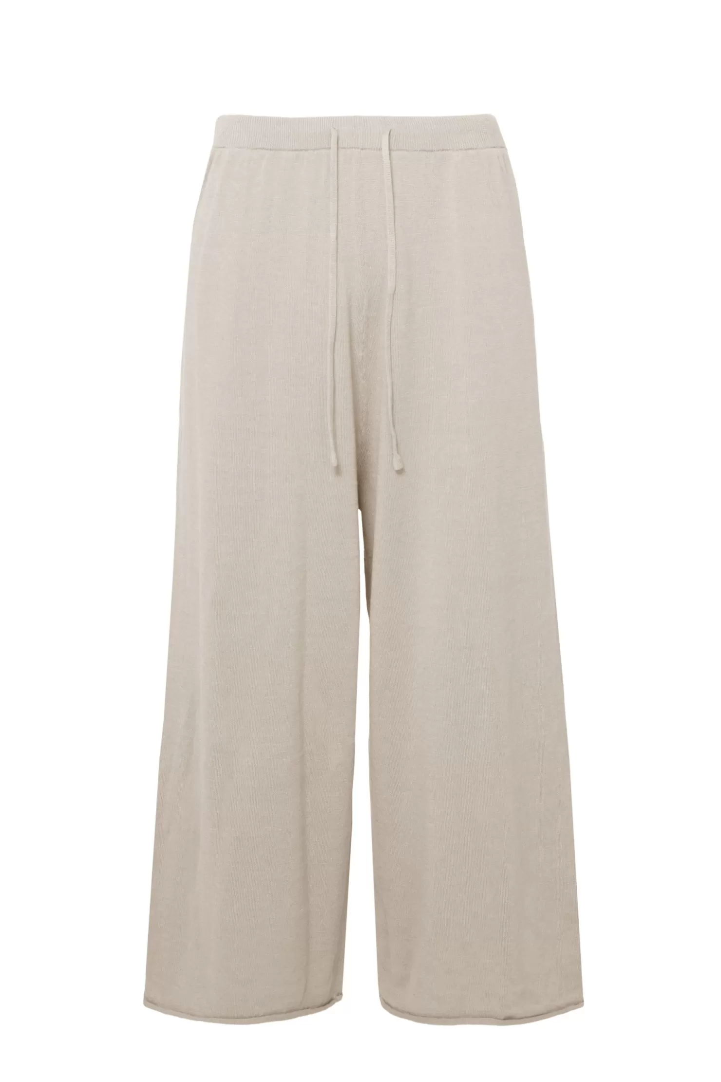 Hosen-Bomboogie Hose Mit Kordelzug Aus Baumwolljersey Mit Leinenmischung Für Damen